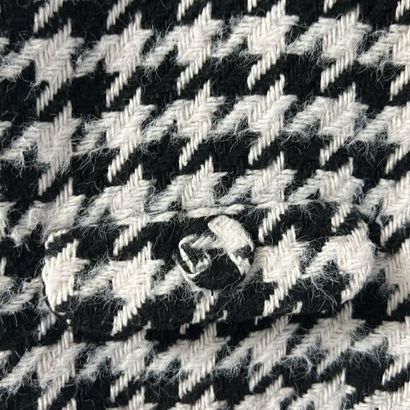 For Love and Lemons Black & White Cropped Houndstooth Jacket(Size Medium) - Picture 11 of 12